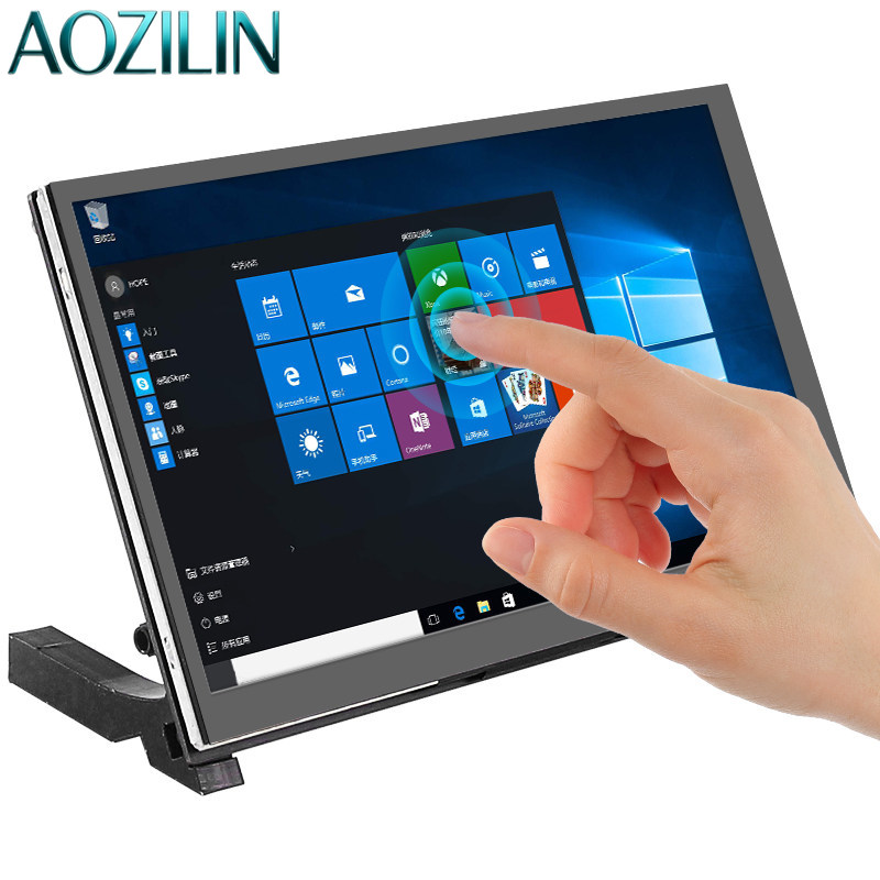 AOZILIN, Monitor HD Kecil deng - Raspberry Pi 10.1 Inch Capacitive Touch Screen Ips ulasan dan harga