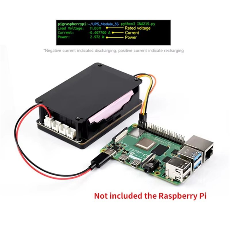 A96K-2X untuk Raspberry Pi 5,  - Raspberry Pi Uninterrupted Power Supply Ups 18650 ulasan dan harga