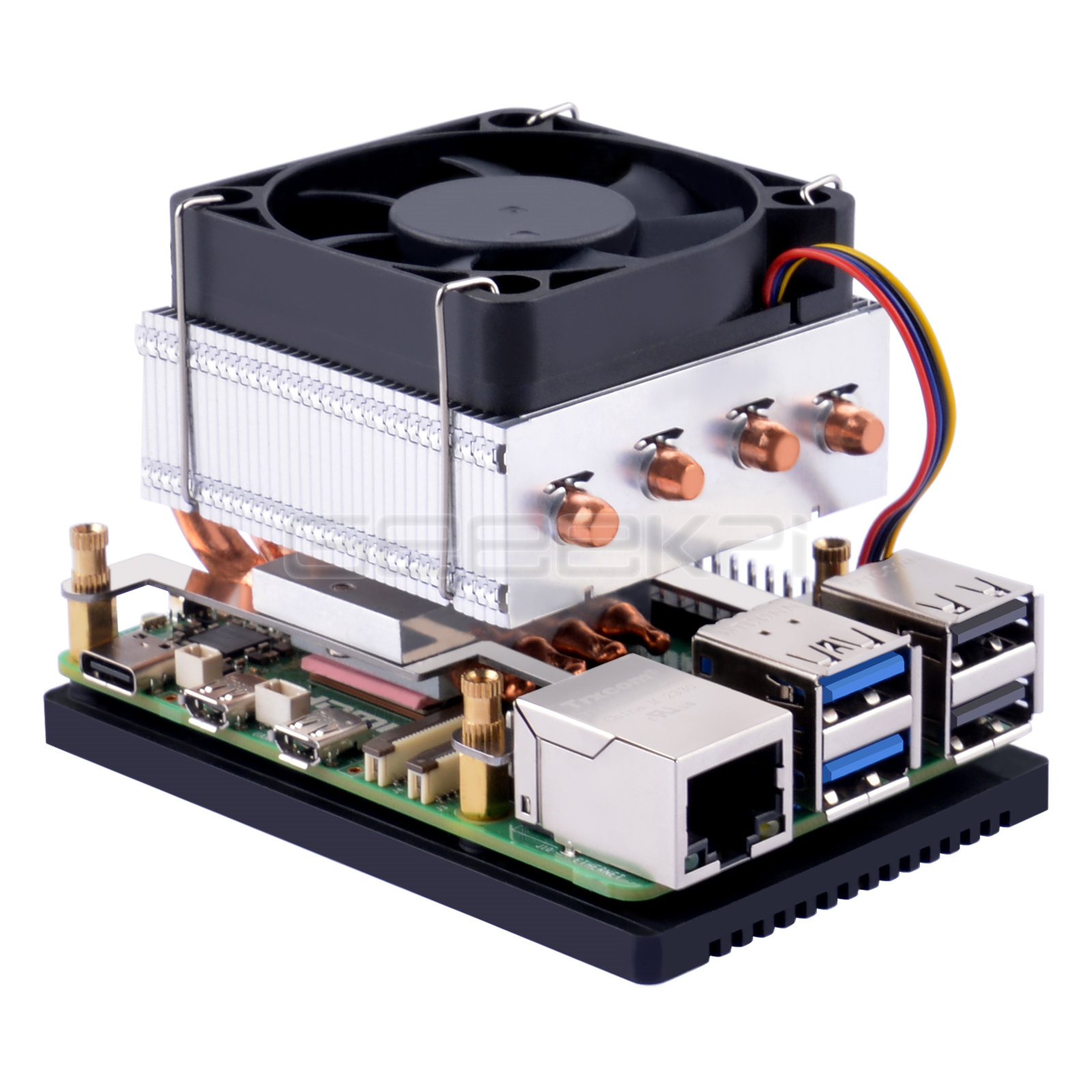 Geekpi pendingin CPU Plus prof - Argon One V3 M.2 Nvme Case ulasan dan harga
